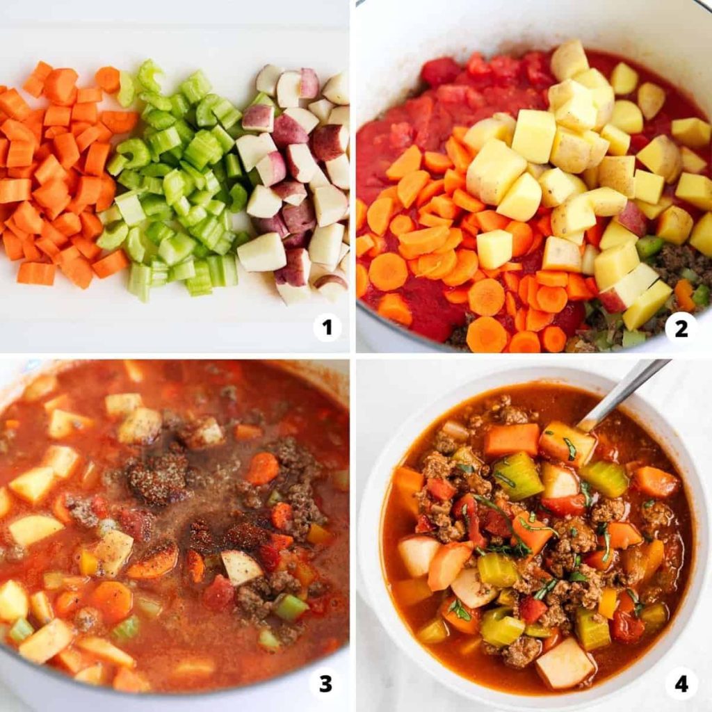 Heart-warming Luscious Amish Vegetable Beef Soup 