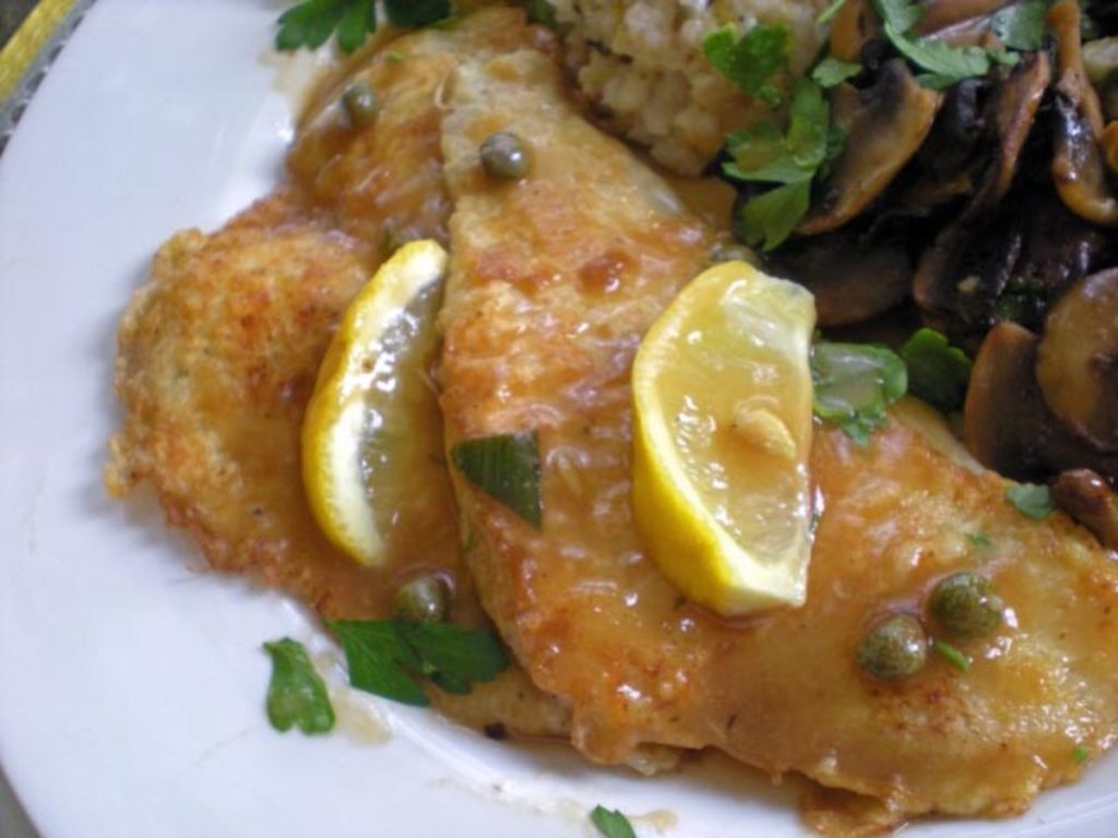 Homemade Flounder Recipe: Chicken Francese with Capers