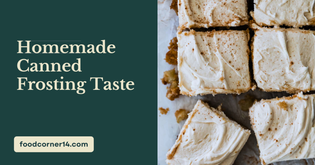 Make superb quality homemade Canned Frosting Taste