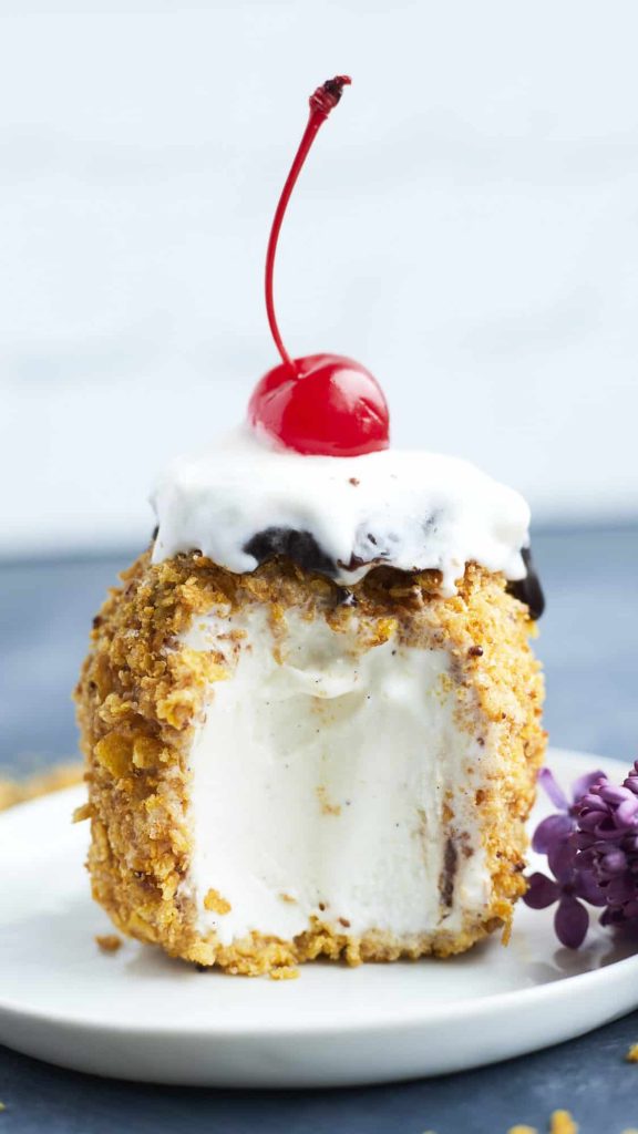 How To Make Fried Ice Cream Without Corn Flakes