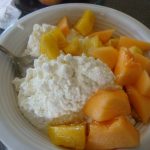 Cottage Cheese and Peaches