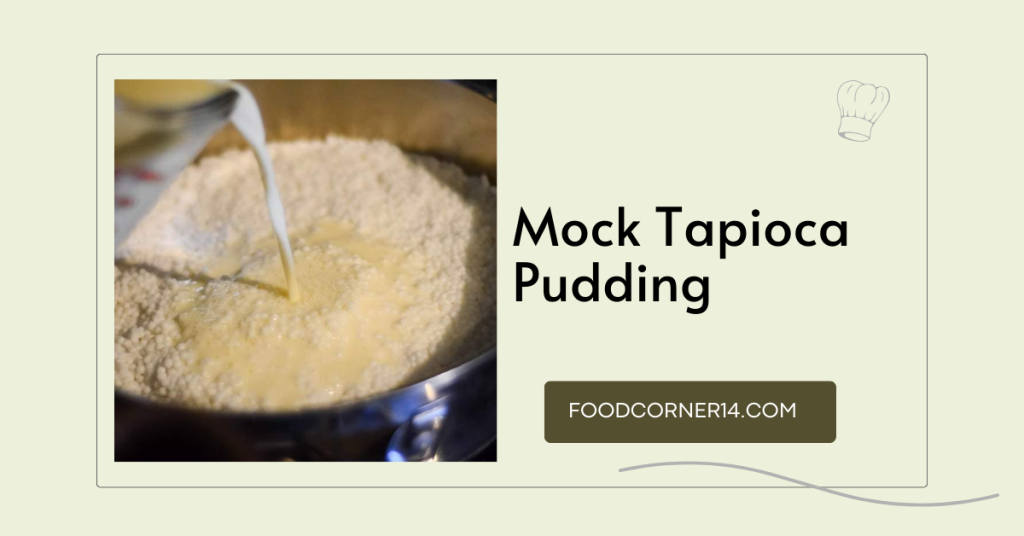 Mock Tapioca Pudding