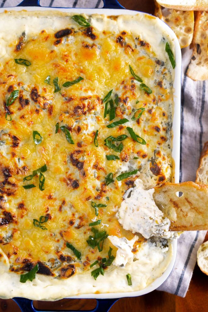Spinach Artichoke dip without Mayo